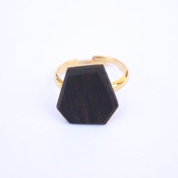 Bague en bois de wenge 2