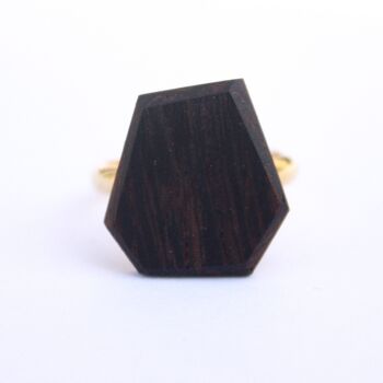 Bague en bois de wenge 3