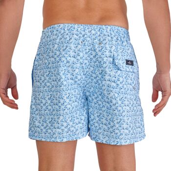 BLUE COAST YACHTING Maillot de Bain Homme Imprimé Séchage Rapide Bleu Mosaïque 4