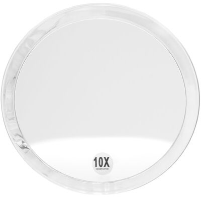Espejo, aumento de 10x