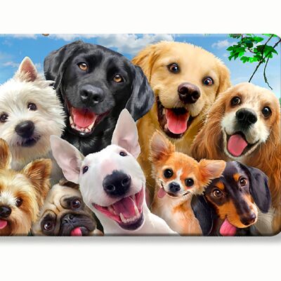 Silly Dogs Selfie su una tessera RFID Myne