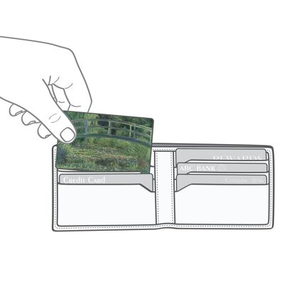 Monet - Lo stagno delle ninfee come carta RFID Myne