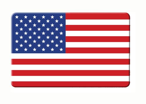 The USA American Flag as a RFID Myne Card