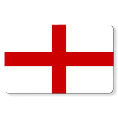 Le drapeau de l'Angleterre sous forme de carte RFID Myne