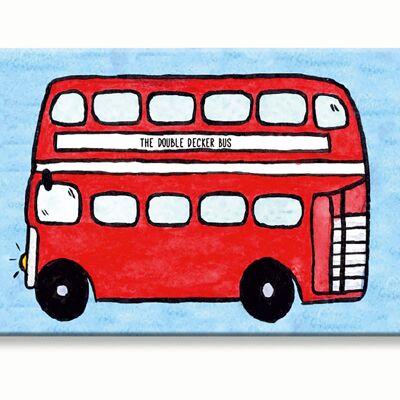 Icónico autobús de dos pisos de To Home From London como tarjeta RFID Myne