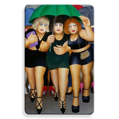 Beryl Cook - Clubbing im Regen als RFID Myne Card
