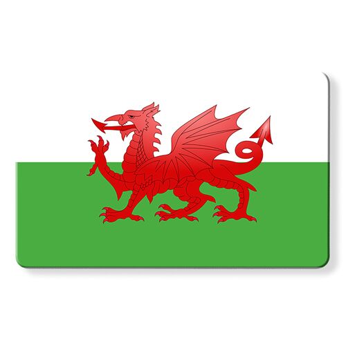 The Flag of Wales as a RFID Myne Card