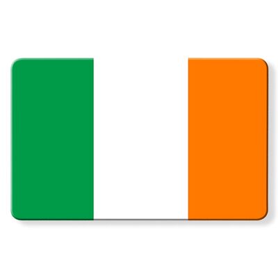La bandiera dell'Irlanda come tessera RFID Myne