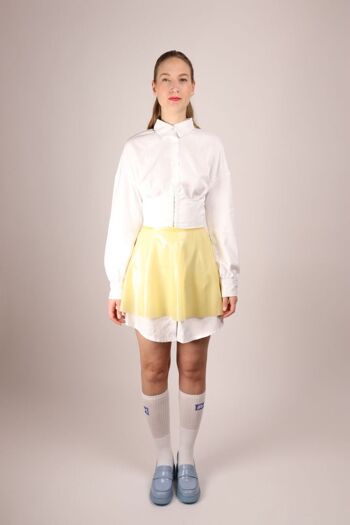 Mini jupe trapèze - XS - blanc chaud 2