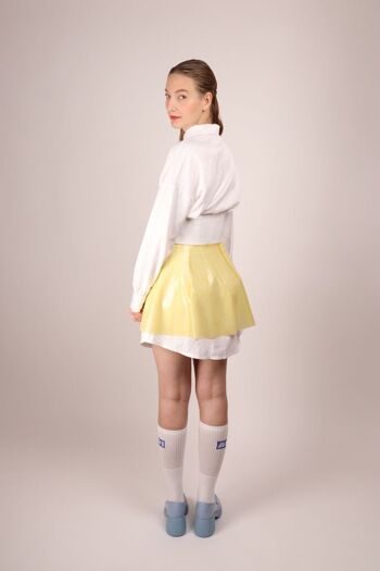 Mini jupe trapèze - XS - sable pâle 4