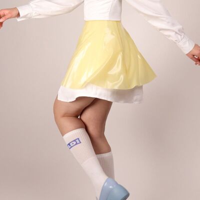 Mini A-Line Skirt - M - warm white