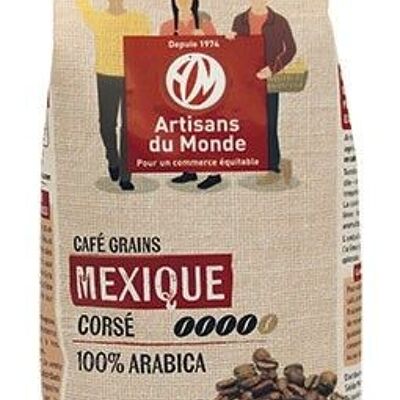 Grano de café orgánico de México