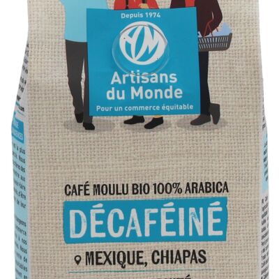 Decaffeinated organic coffee