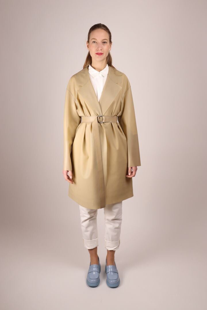 Compra Gabardina Cocoon - manga larga - S/M - pale sand al por mayor