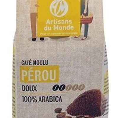 Organic ground Peruvian coffee