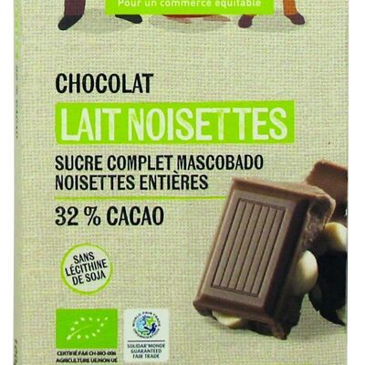 Chocolat bio Noisettes