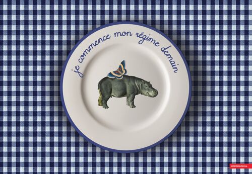 PLACEMAT "REGIME" french