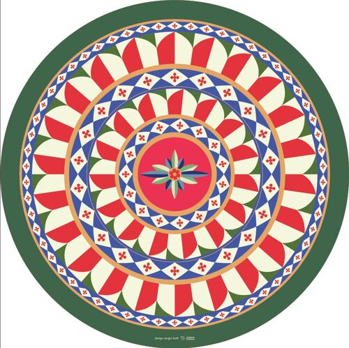 ROUND PLACEMAT "SICILIA" CALTANISSETTA