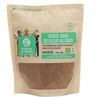 Sucre de coco brun bio