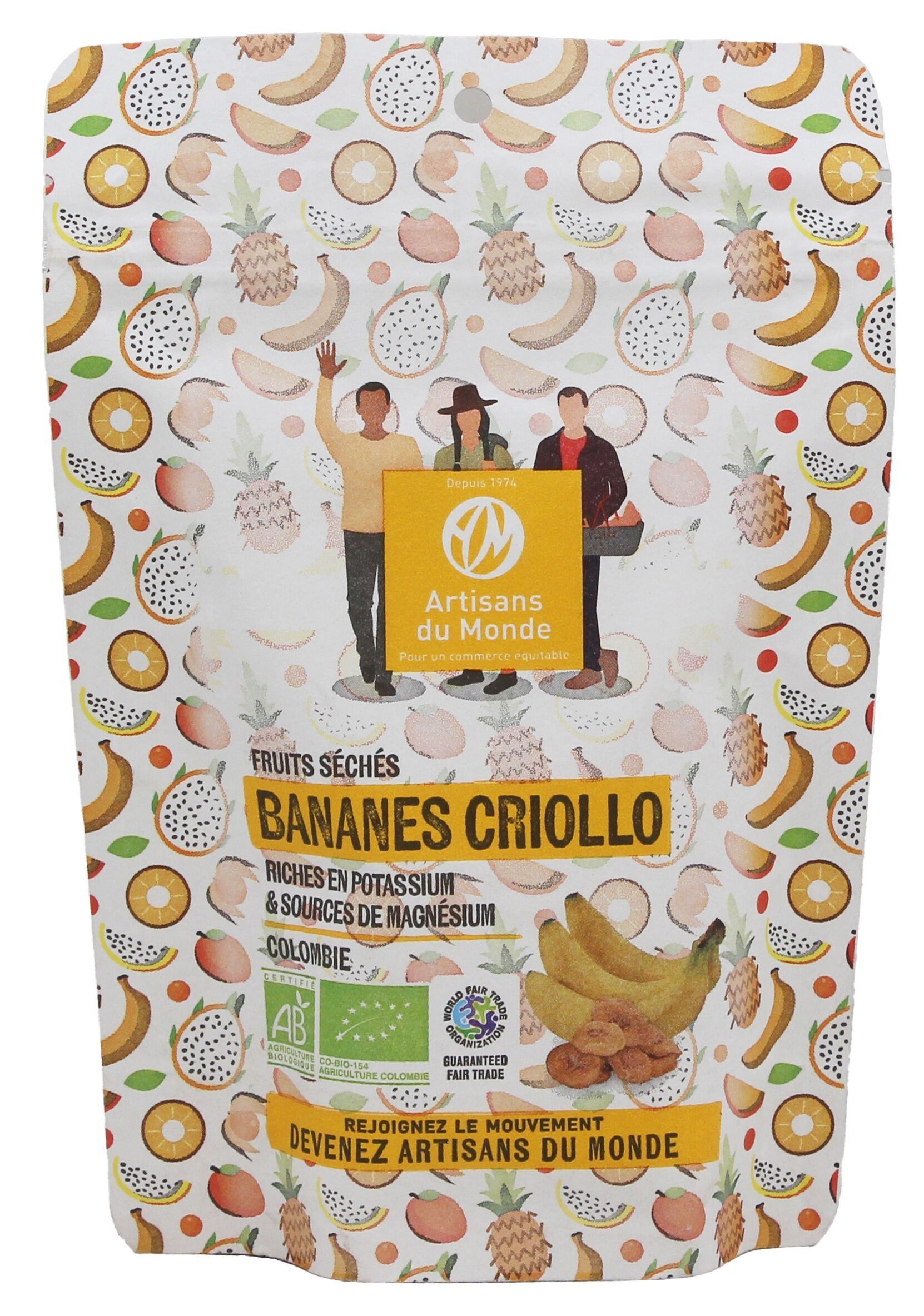 Banane essiccate biologiche