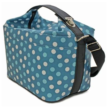 Lunch Bag Cubic Pois Bleu 4