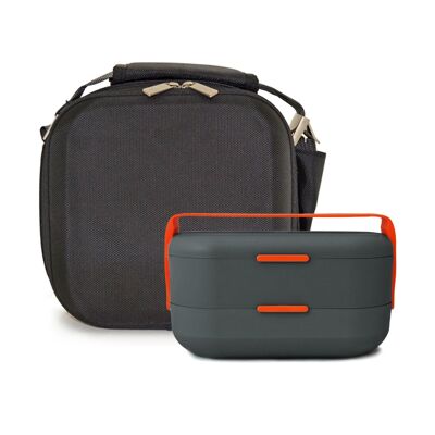 Set Bolsa Almuerzo Office & Smart Bento Stone 950ml