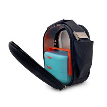 Set Lunch Bag Office & Smart Bento Bleu sarcelle 950ml 3