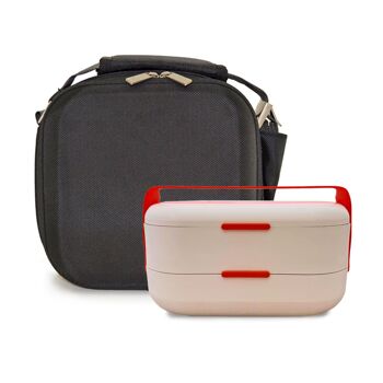 Coffret Lunch Office & Smart Bento Blanc 950ml 1