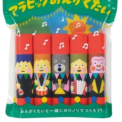 Yamato Glue Stick Quintet Set Diseñado por Tupera Tupera