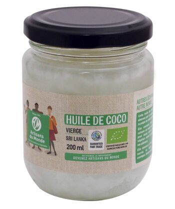 Huile de coco vierge bio