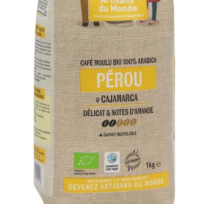 Café Pérou bio moulu 1 kg