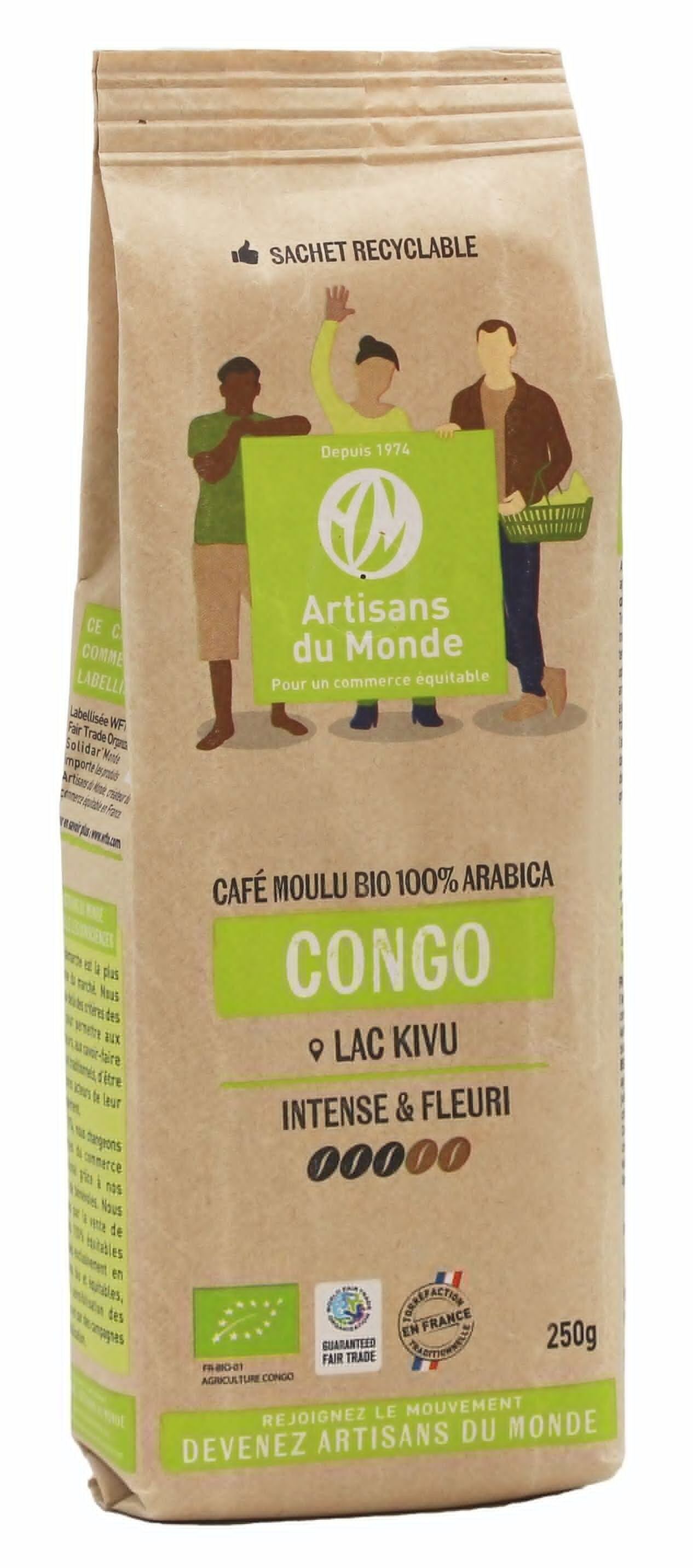 Caffè Congo Bio 250g macinato