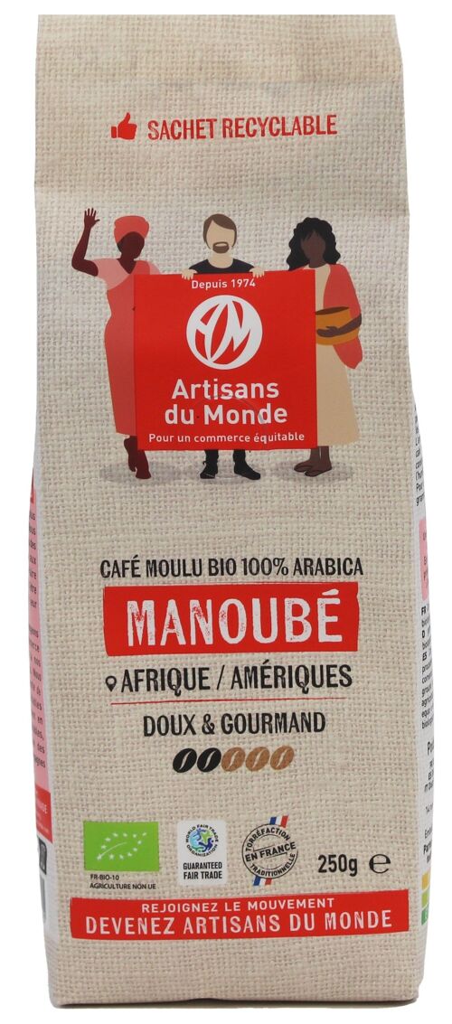 Café Manoubé Doux Bio moulu 250g