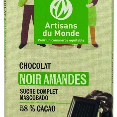 Almendras de chocolate ecológico 100g