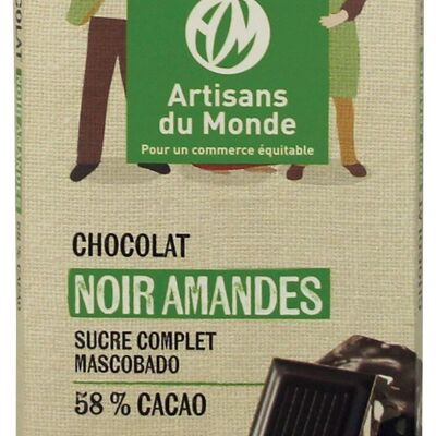 Chocolat bio Amandes 100g