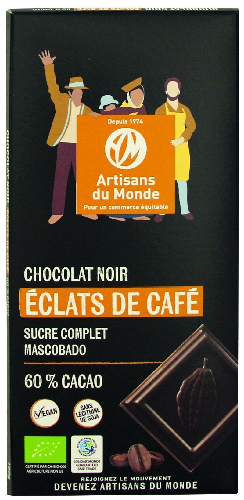 Choco Noir caffè 60% 100g