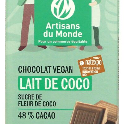 Latte di Cocco Vegano al Cioccolato Bio 100g