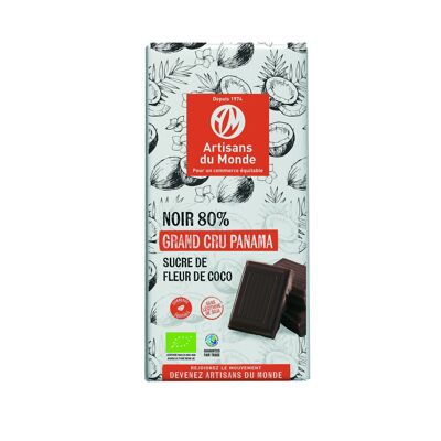 Dunkle Schokolade 80% Panama Bio 100g