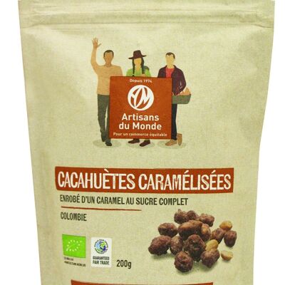 Organic caramelized peanuts 200g