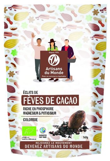 Feves de cacao Bio 140g