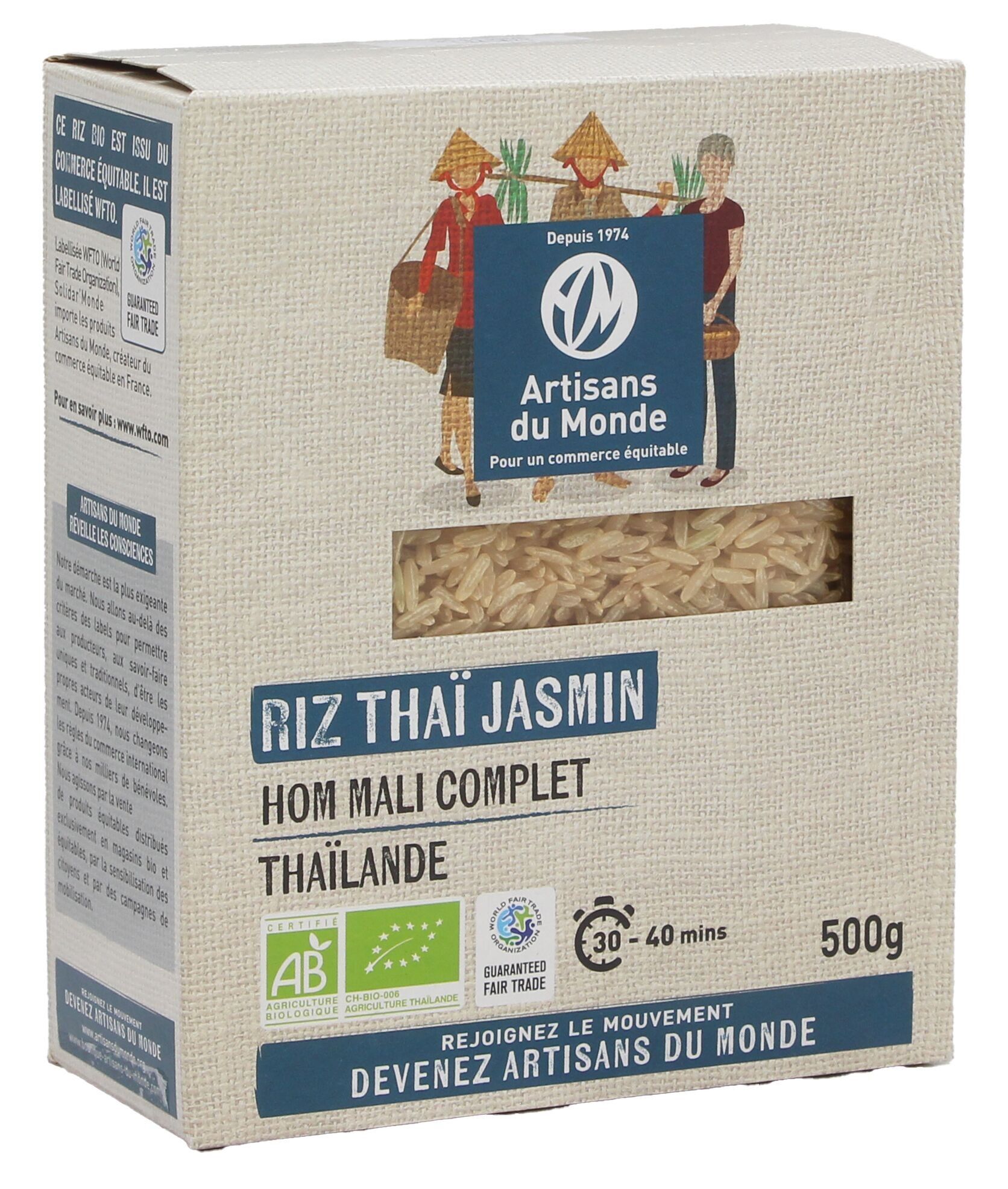Arroz ecológico HomMali 500g