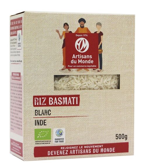 Riz bio Basmati blanc 500g