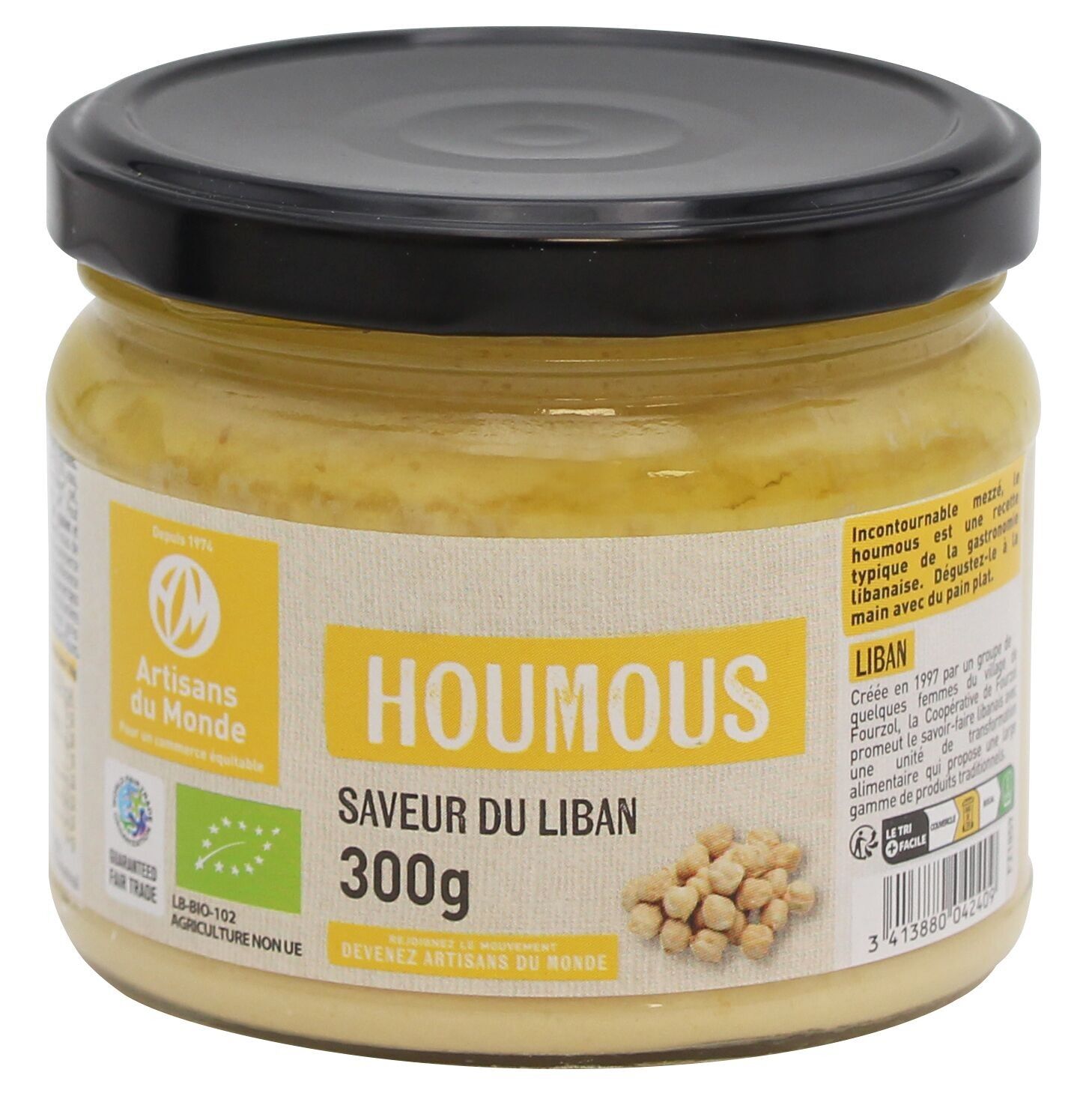 Hummus Bio-Olivenöl 300g Libanon