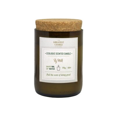 Ecological Candle in a Bottle Fig Milk 170g