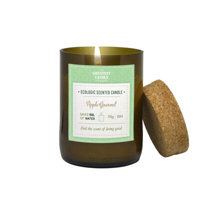 Ecological Candle in a Bottle Aple Gourmet 170g