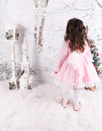 Robe puffball exclusive pour filles Bella PINK - 4
