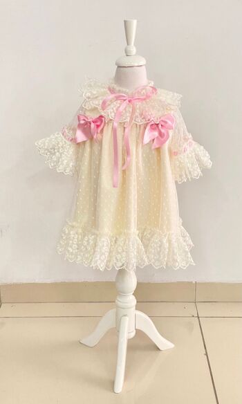 Robe Dream Cream Girls en dentelle - 3