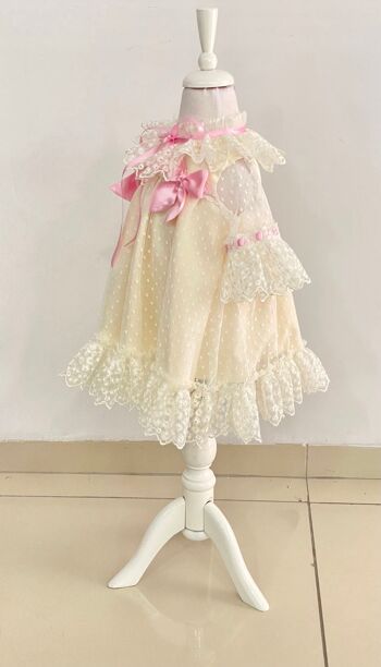 Robe Dream Cream Girls en dentelle - 4