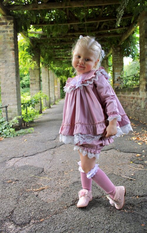 Harriet Girls RuffleBum Vintage Set -