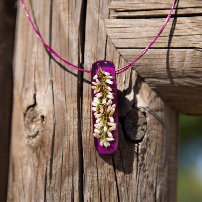 Pendentif Fleurs de Bruyère